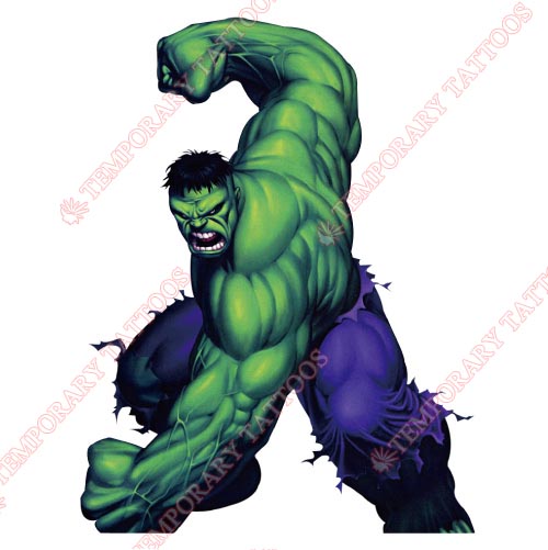 Hulk Customize Temporary Tattoos Stickers NO.182